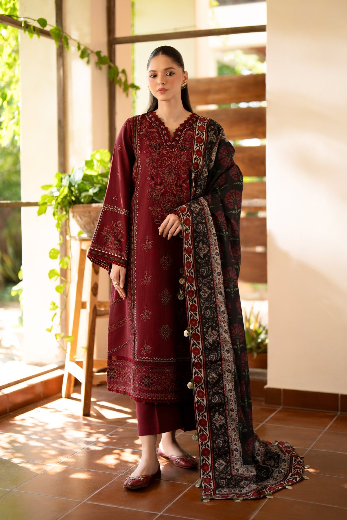 Xenia Formals | Dhoop Kinaray Winter Shawl 24 | SANDHURI