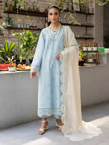 Izel | Meadow Muse Embroidered Lawn 25 | ZARELLE