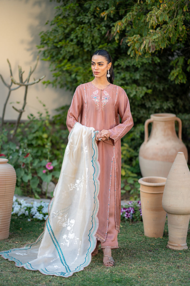 Wahaj M Khan | Pari Collection | Mocha Sheesha Pari Outfit