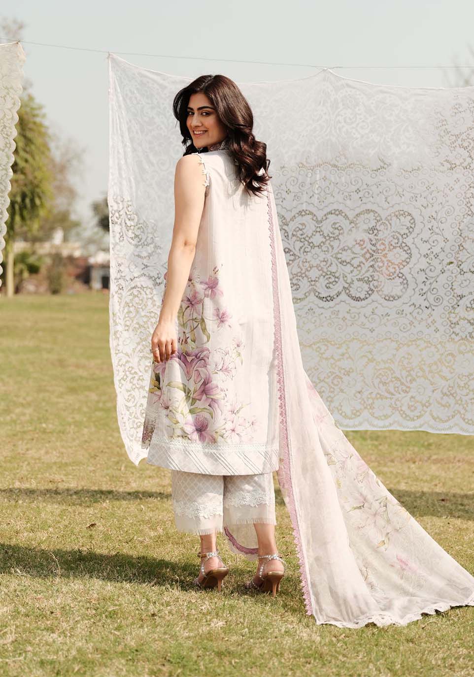 Zarqash | Luxe Lawn 24 | ZQ 3 - Khanumjan  Pakistani Clothes and Designer Dresses in UK, USA 