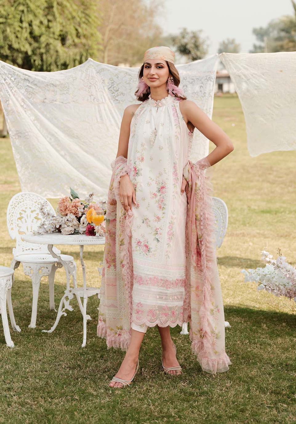 Zarqash | Luxe Lawn 24 | ZQ 5 - Khanumjan  Pakistani Clothes and Designer Dresses in UK, USA 