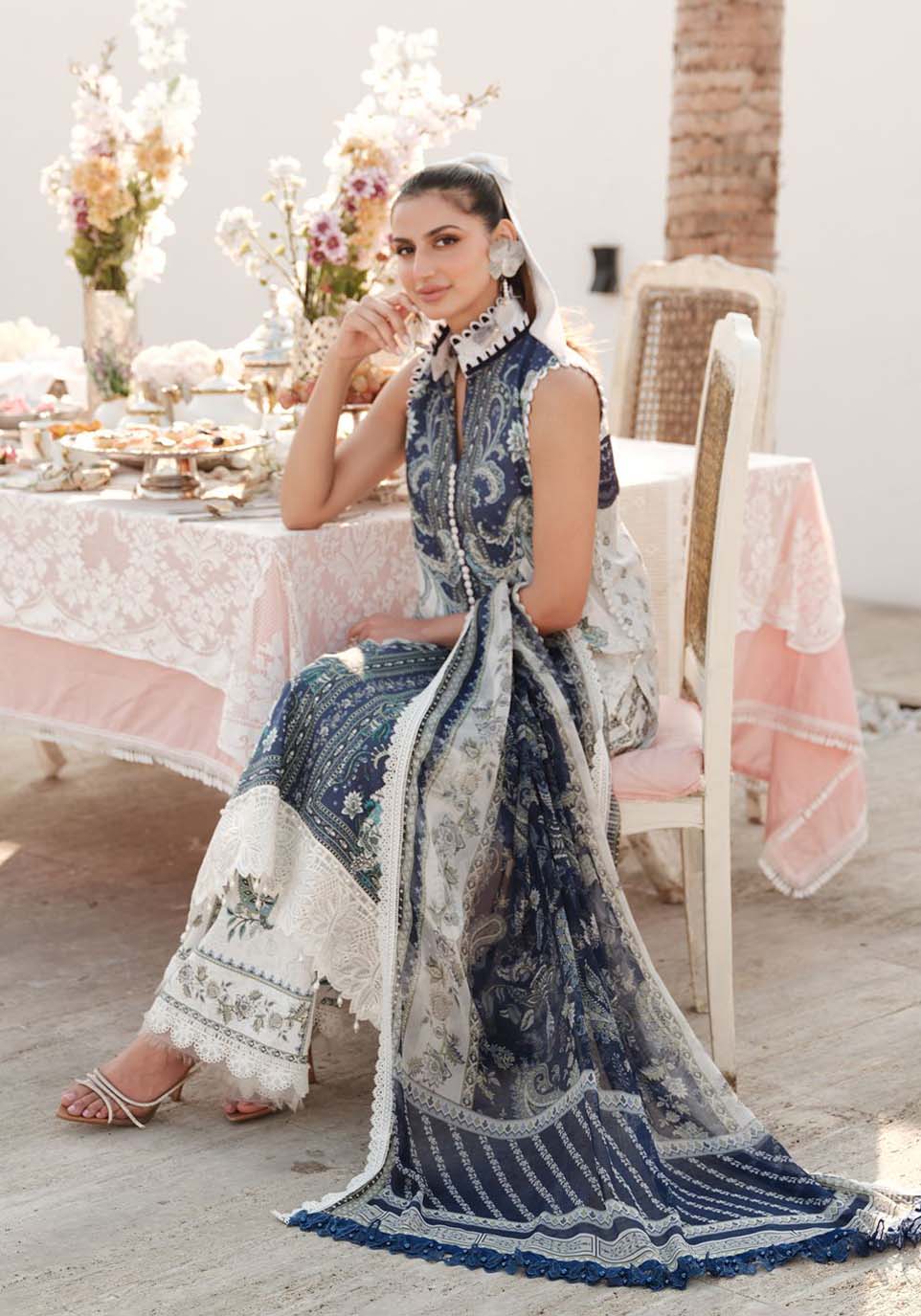 Zarqash | Luxe Lawn 24 | ZQ 10 - Khanumjan  Pakistani Clothes and Designer Dresses in UK, USA 