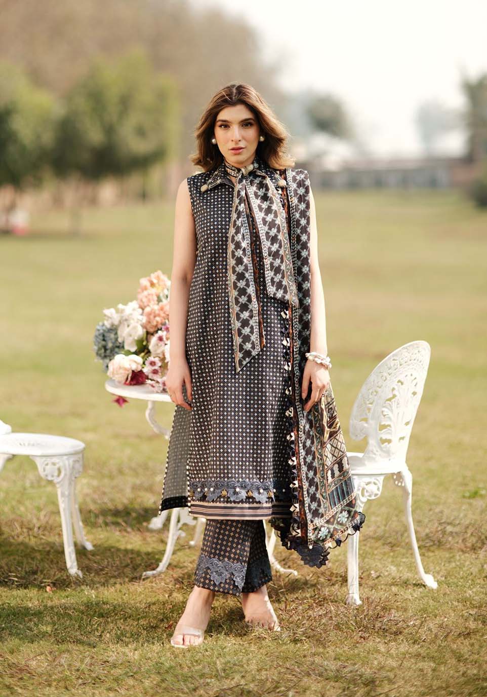 Zarqash | Luxe Lawn 24 | ZQ 2 - Khanumjan  Pakistani Clothes and Designer Dresses in UK, USA 