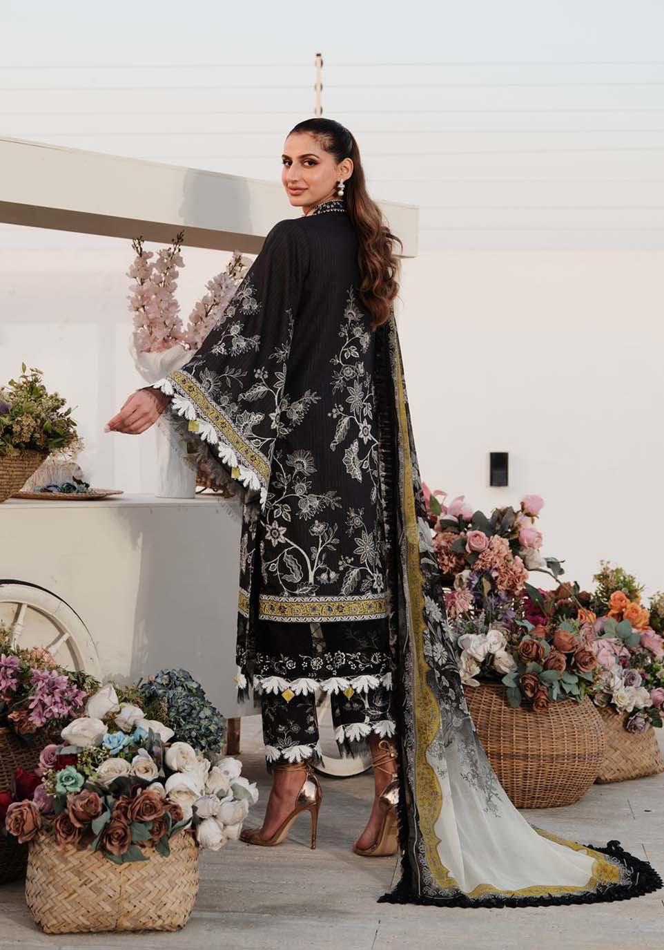 Zarqash | Luxe Lawn 24 | ZQ 14 - Khanumjan  Pakistani Clothes and Designer Dresses in UK, USA 