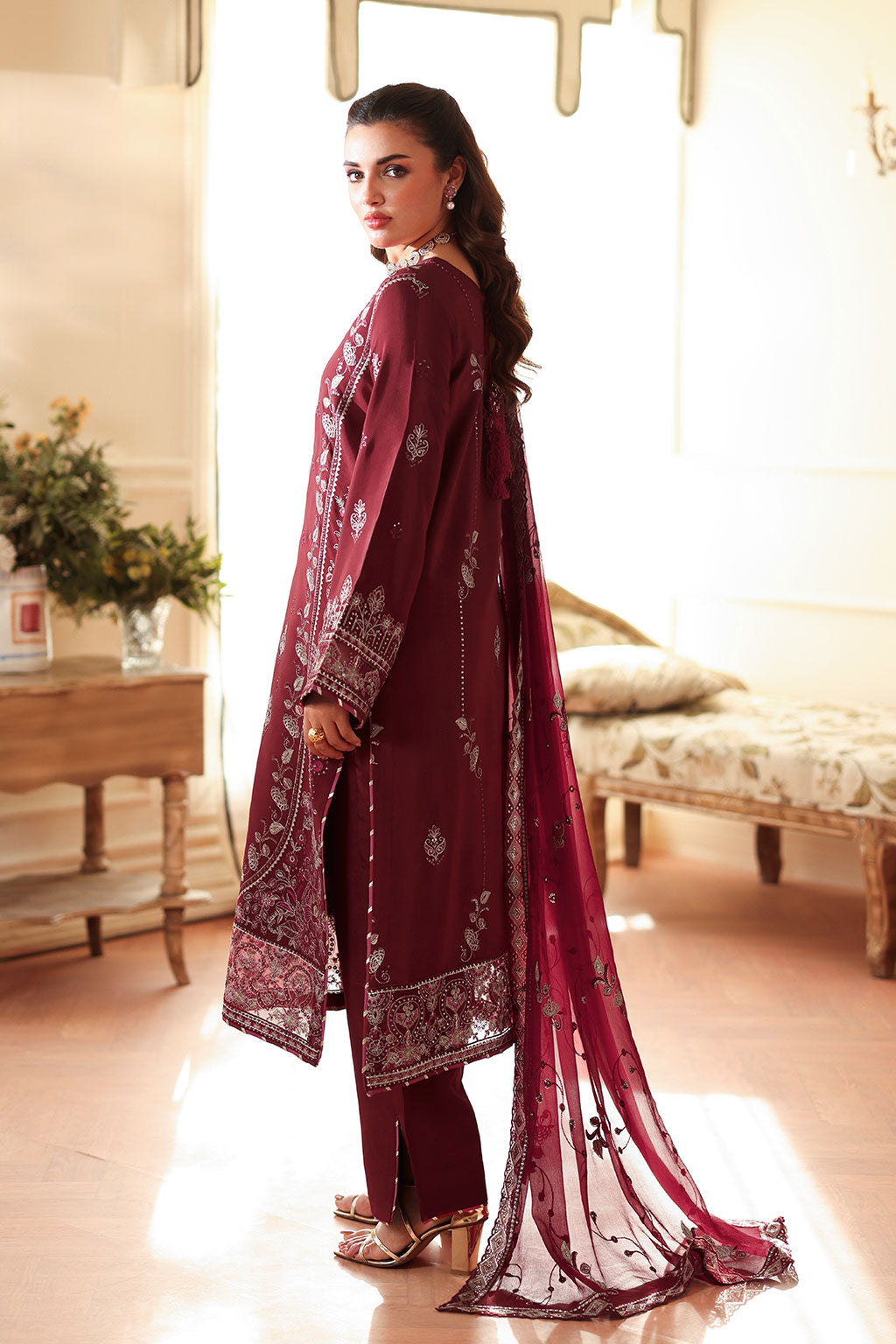 Ramsha | Aangan Luxury Raw silk | AA-203