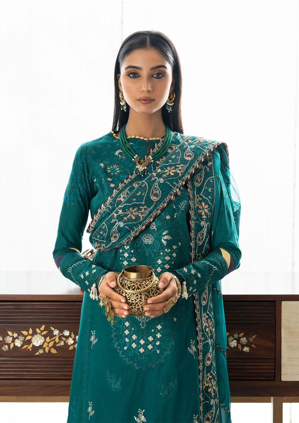 Aik Atelier | Samah Lawn 24 | LOOK 04 - Khanumjan  Pakistani Clothes and Designer Dresses in UK, USA 