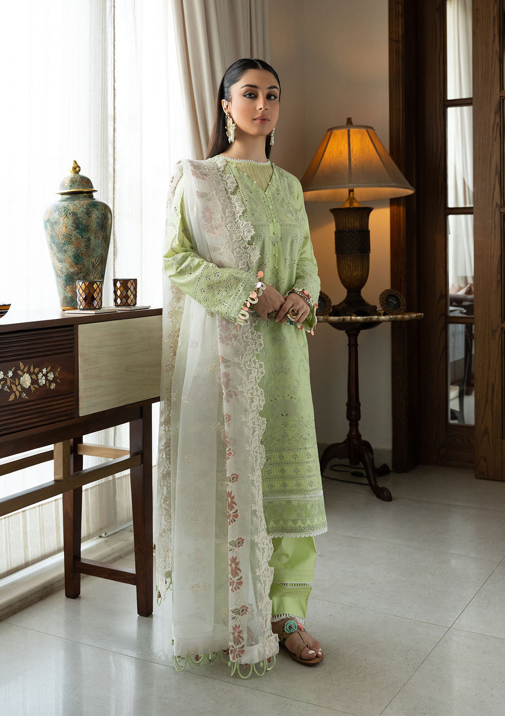 Aik Atelier | Samah Lawn 24 | LOOK 07 - Khanumjan  Pakistani Clothes and Designer Dresses in UK, USA 