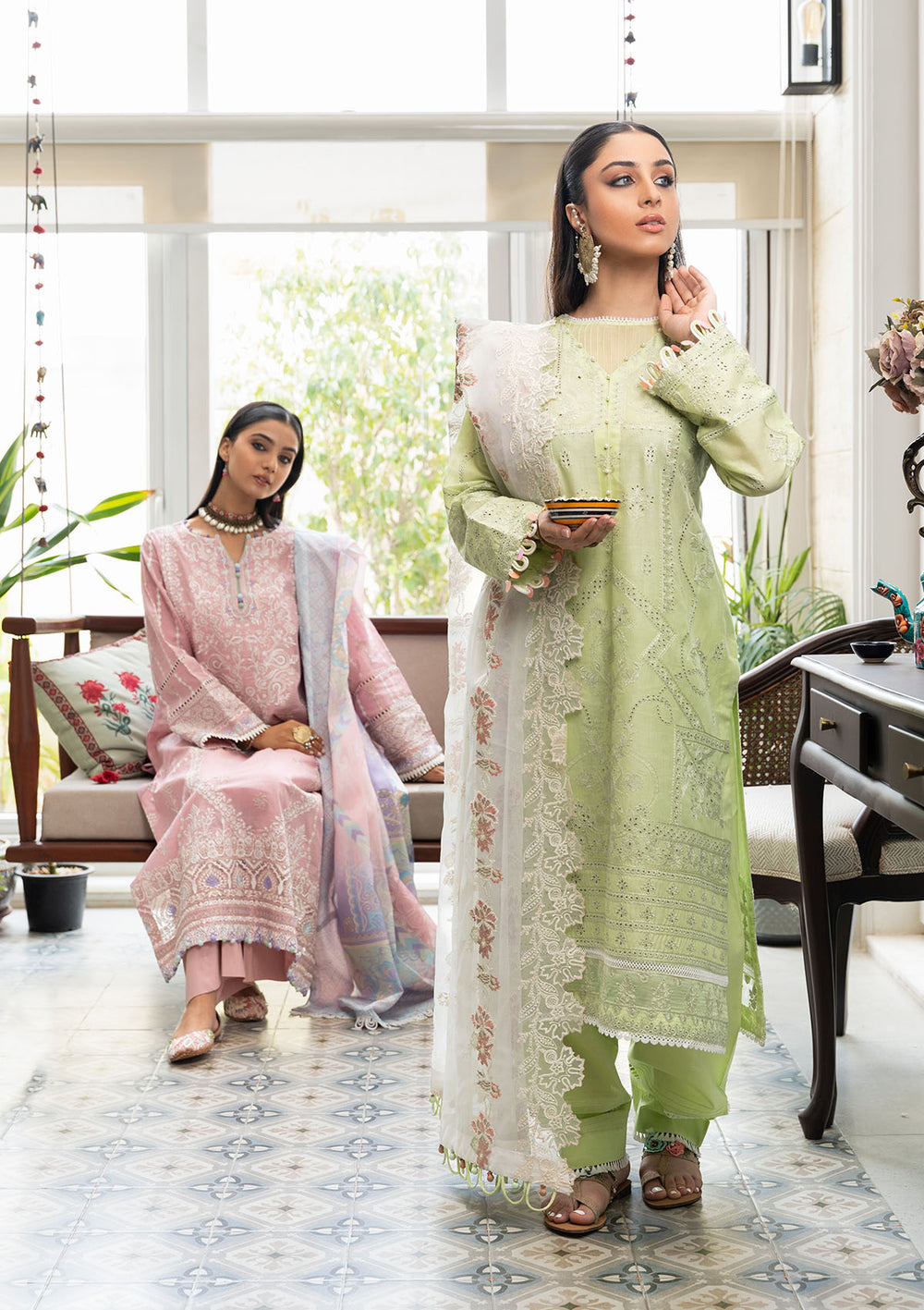 Aik Atelier | Samah Lawn 24 | LOOK 07 - Khanumjan  Pakistani Clothes and Designer Dresses in UK, USA 