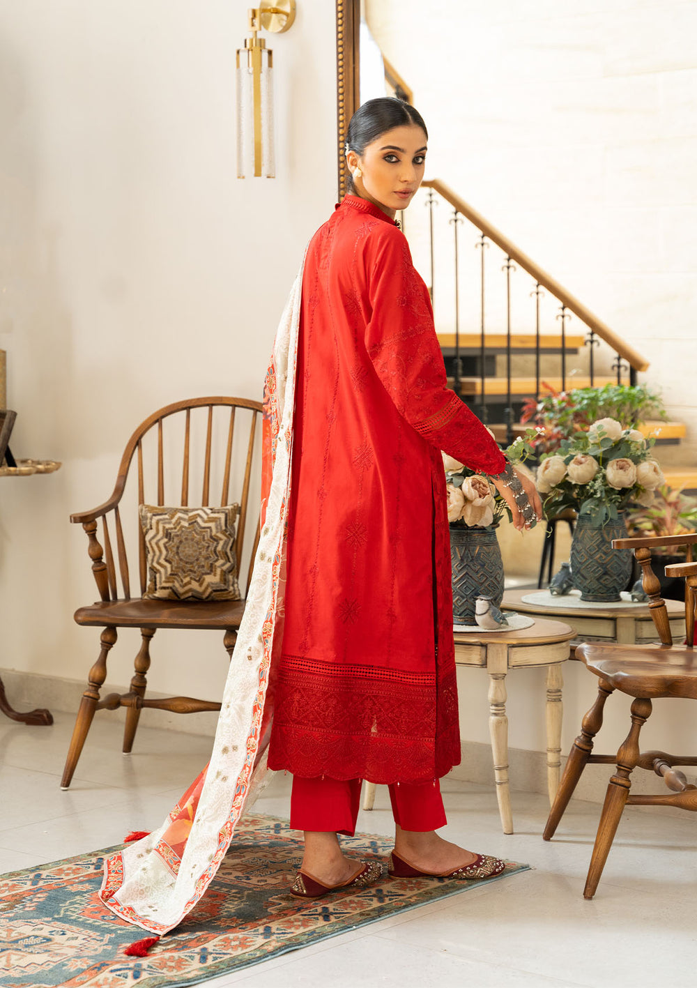 Aik Atelier | Samah Lawn 24 | LOOK 08 - Khanumjan  Pakistani Clothes and Designer Dresses in UK, USA 