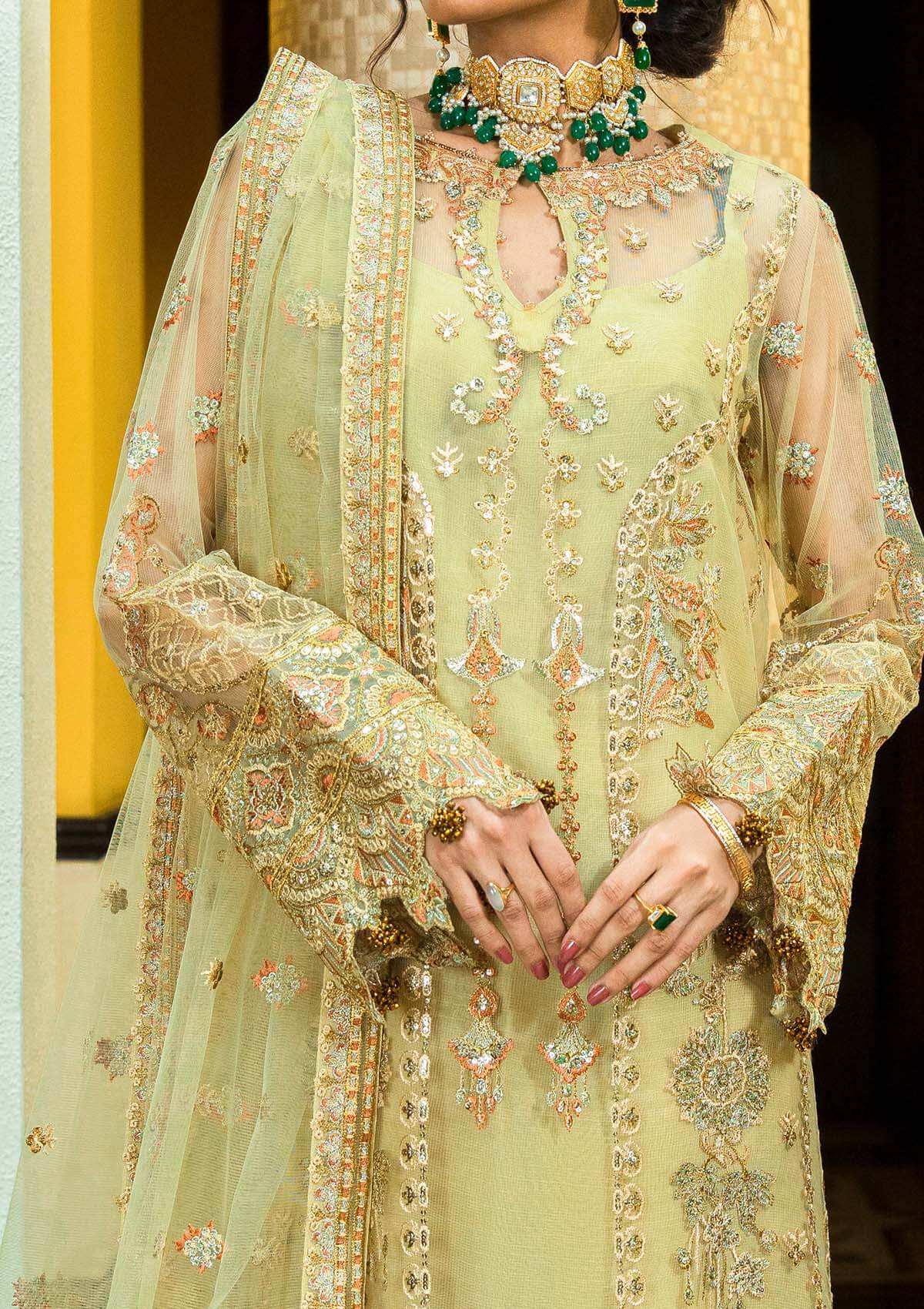 Aik Atelier | Formals Collection | GLOSSIER - LOOK 05 - Khanumjan  Pakistani Clothes and Designer Dresses in UK, USA 