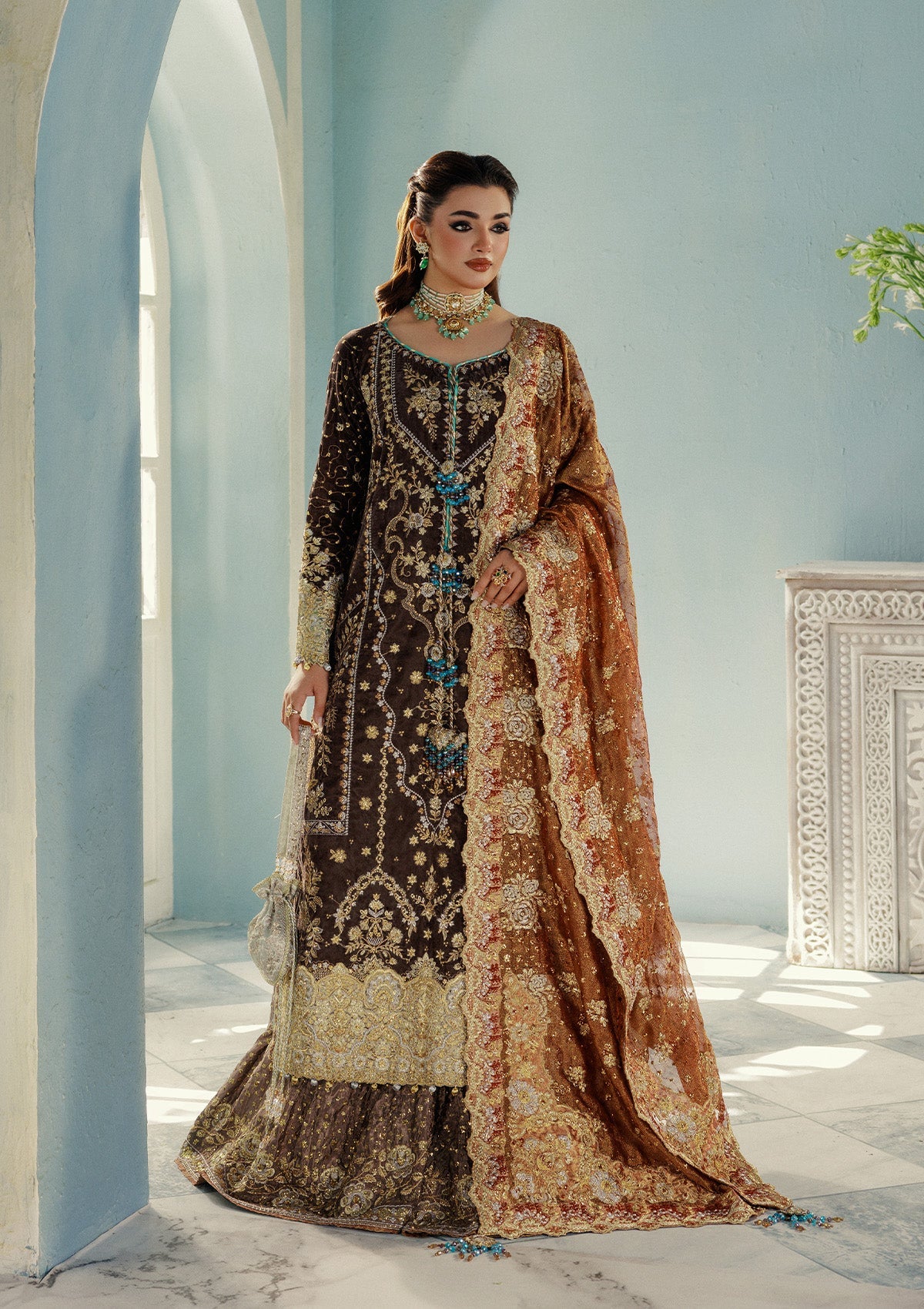 Aik Atelier | Udaipur Velvet 25 | LOOK 07