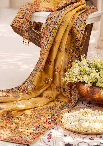 Aik Atelier | Wedding Festive 24 | INDIAN GOLD TISSUE SHAWL