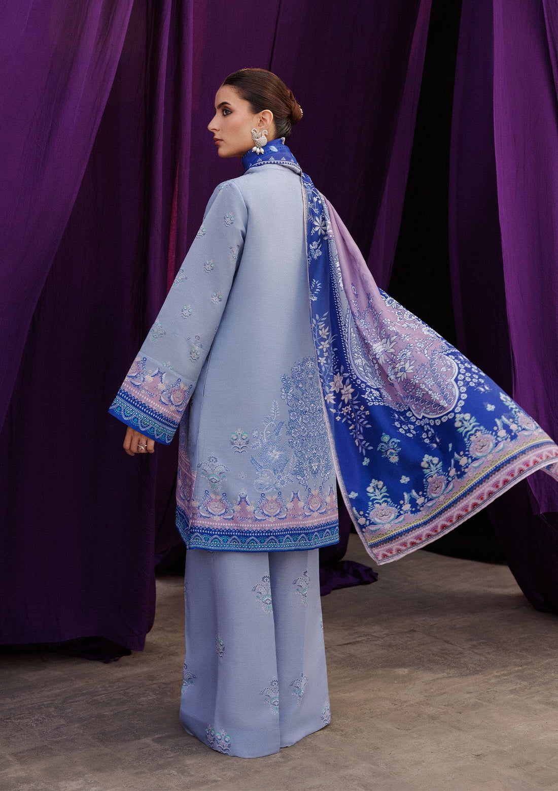 Aik Atelier | Roz Khaddar |  AIK ROZ '25 D2 - LOOK 08