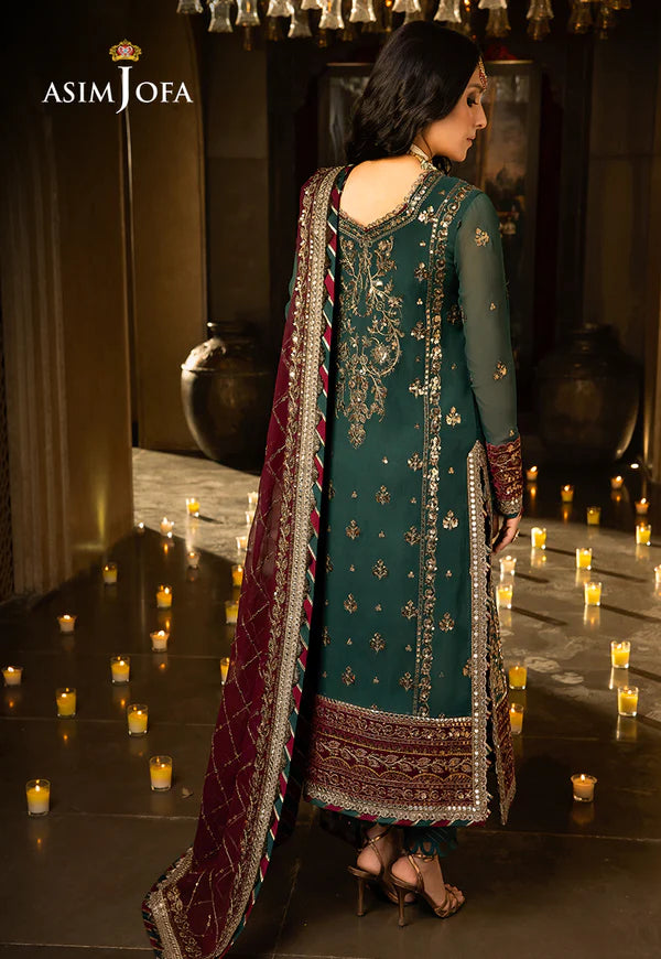 Asim Jofa | Velvet Festive 23 | AJVF-09 - Khanumjan  Pakistani Clothes and Designer Dresses in UK, USA 