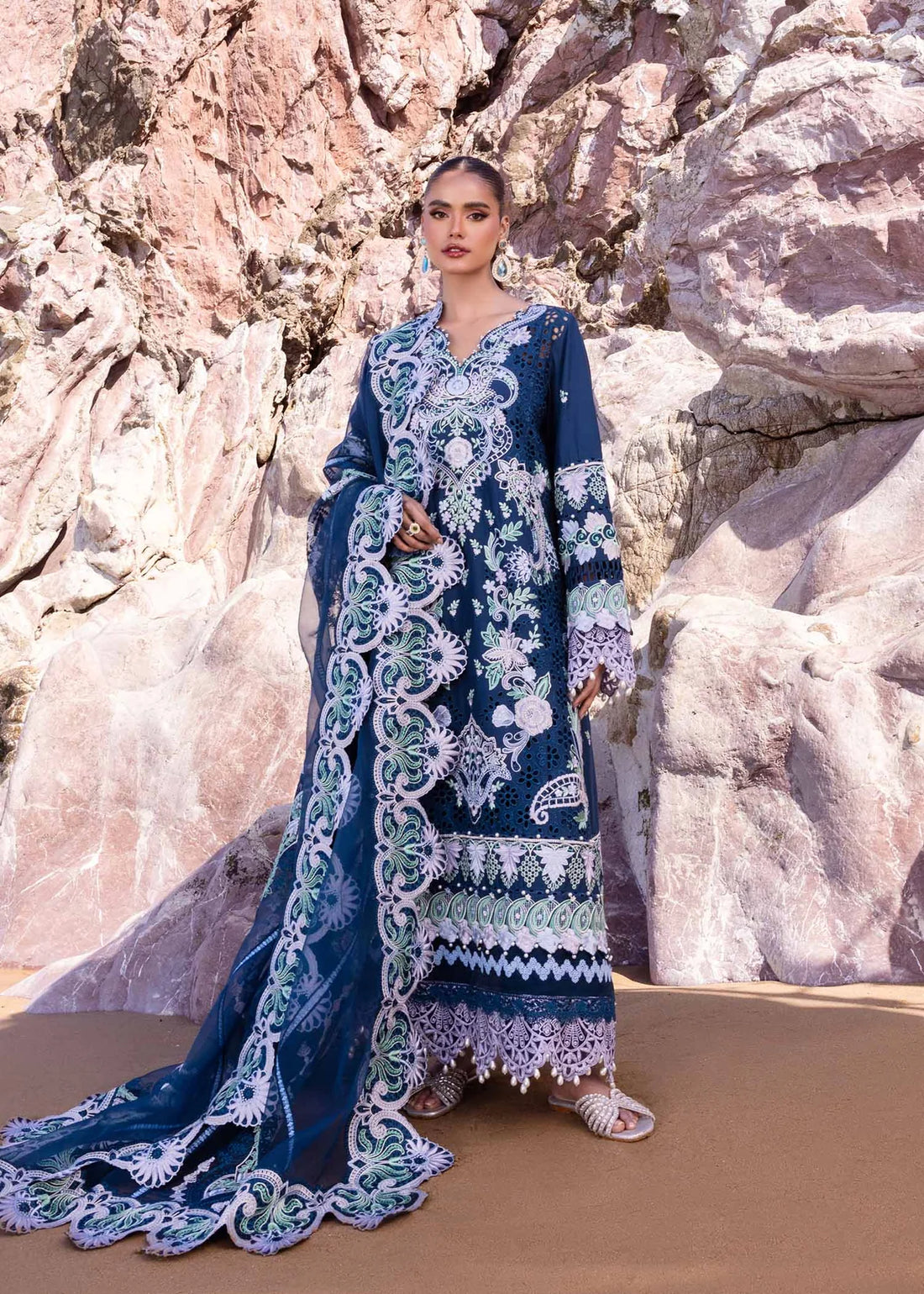 Akbar Aslam | Oasis Lawn 24 | Blue Bell - Khanumjan  Pakistani Clothes and Designer Dresses in UK, USA 