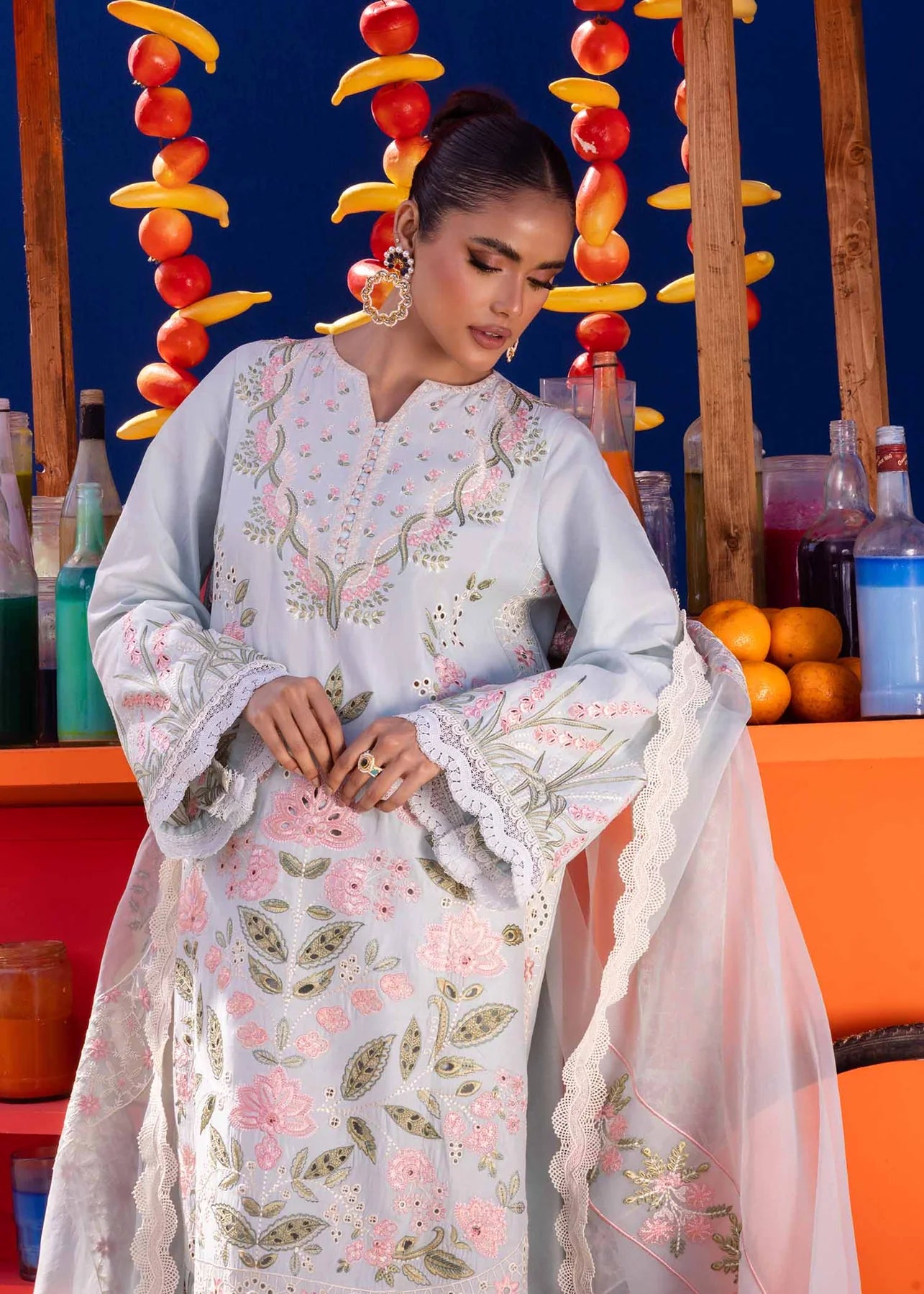 Akbar Aslam | Oasis Lawn 24 | Begonia - Khanumjan  Pakistani Clothes and Designer Dresses in UK, USA 