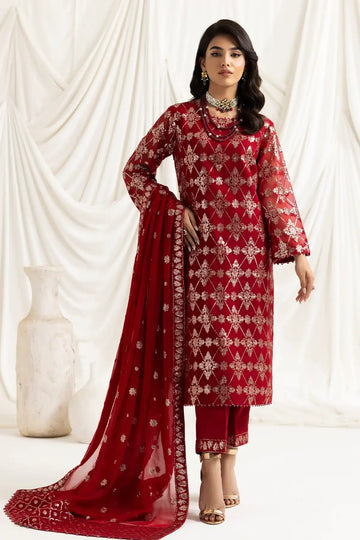 Alizeh | Dua Formals 23 | DUA-V02D02A-ALARA(RED) - Khanumjan  Pakistani Clothes and Designer Dresses in UK, USA 