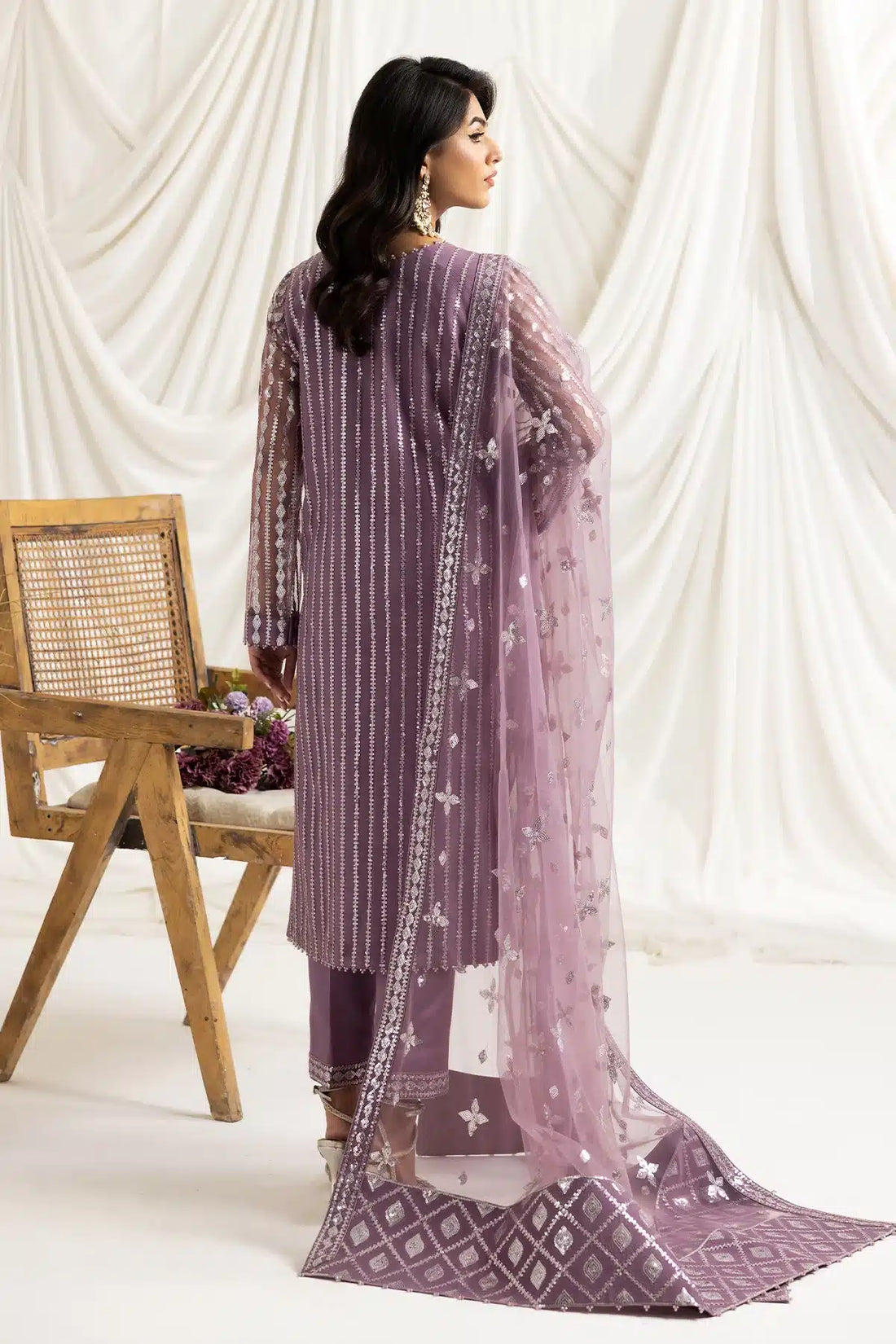 Alizeh | Dua Formals 23 | DUA-V02D03B-AYSAL(LILAC) - Khanumjan  Pakistani Clothes and Designer Dresses in UK, USA 