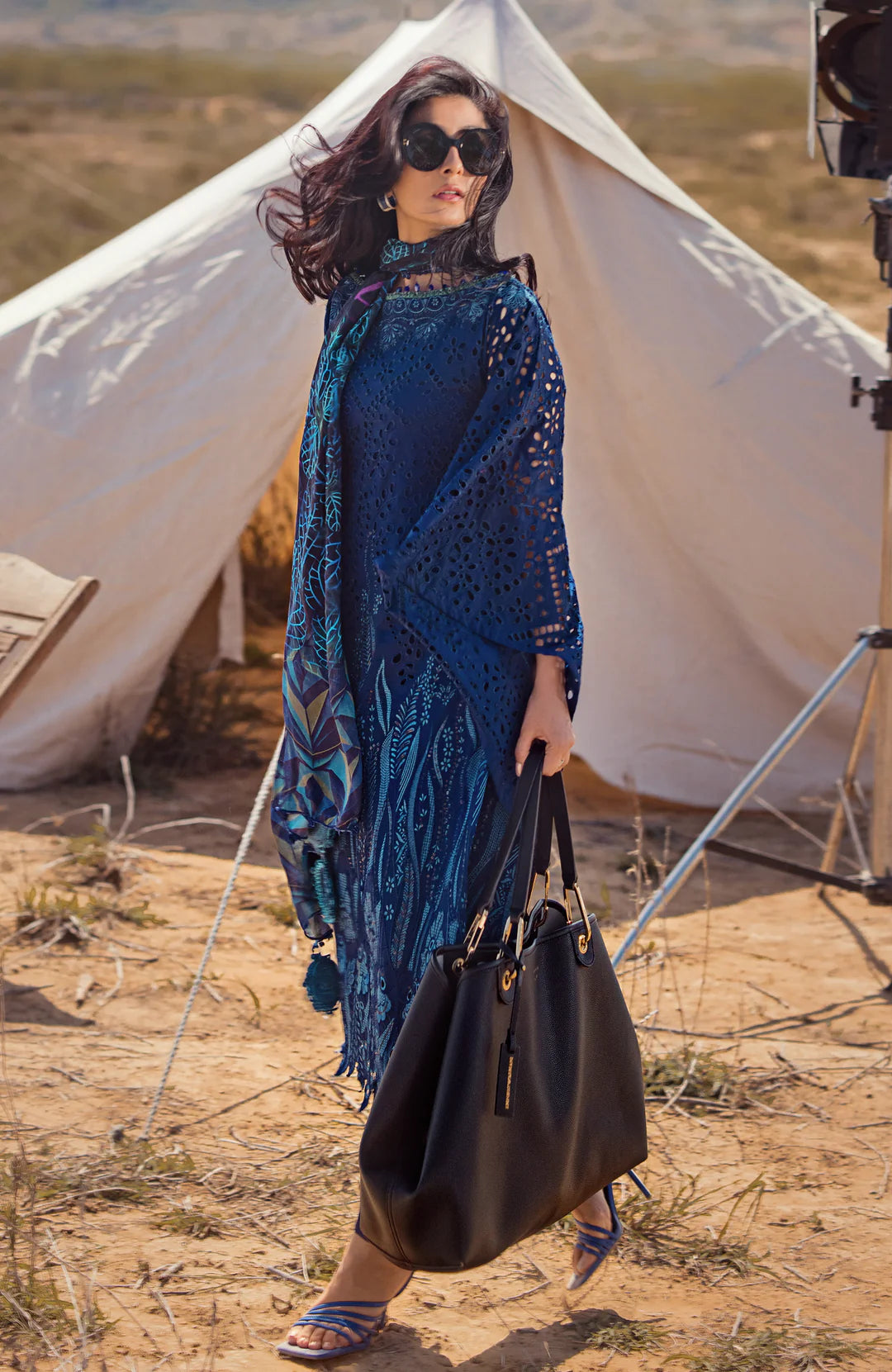 Alzohaib | Mahiymaan Luxury Lawn | MLL- Sapphire Shadow - Khanumjan  Pakistani Clothes and Designer Dresses in UK, USA 