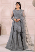 Alizeh | Dua Formals 23 | DUA-V01D01B- KHIRAD ( GREY ) - Khanumjan  Pakistani Clothes and Designer Dresses in UK, USA 