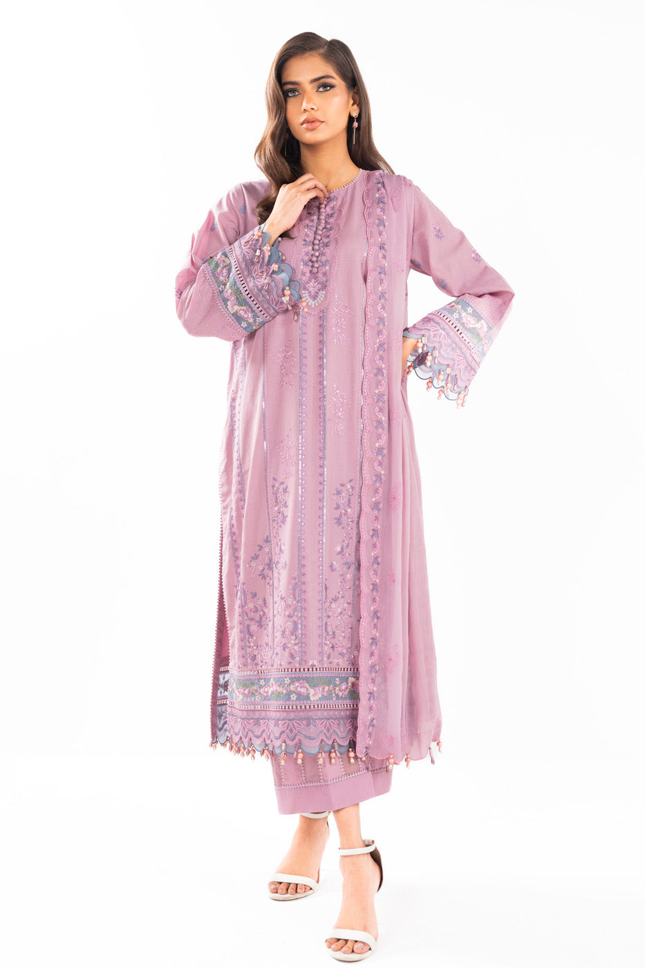 Alkaram | Luxury Lawn 24 | EC-05-24 - Khanumjan  Pakistani Clothes and Designer Dresses in UK, USA 