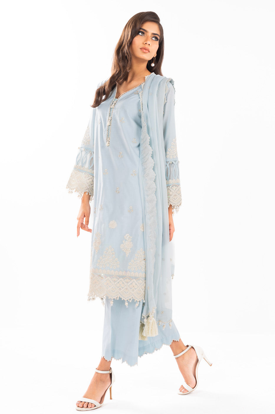 Alkaram | Luxury Lawn 24 | EC-08-24 - Khanumjan  Pakistani Clothes and Designer Dresses in UK, USA 