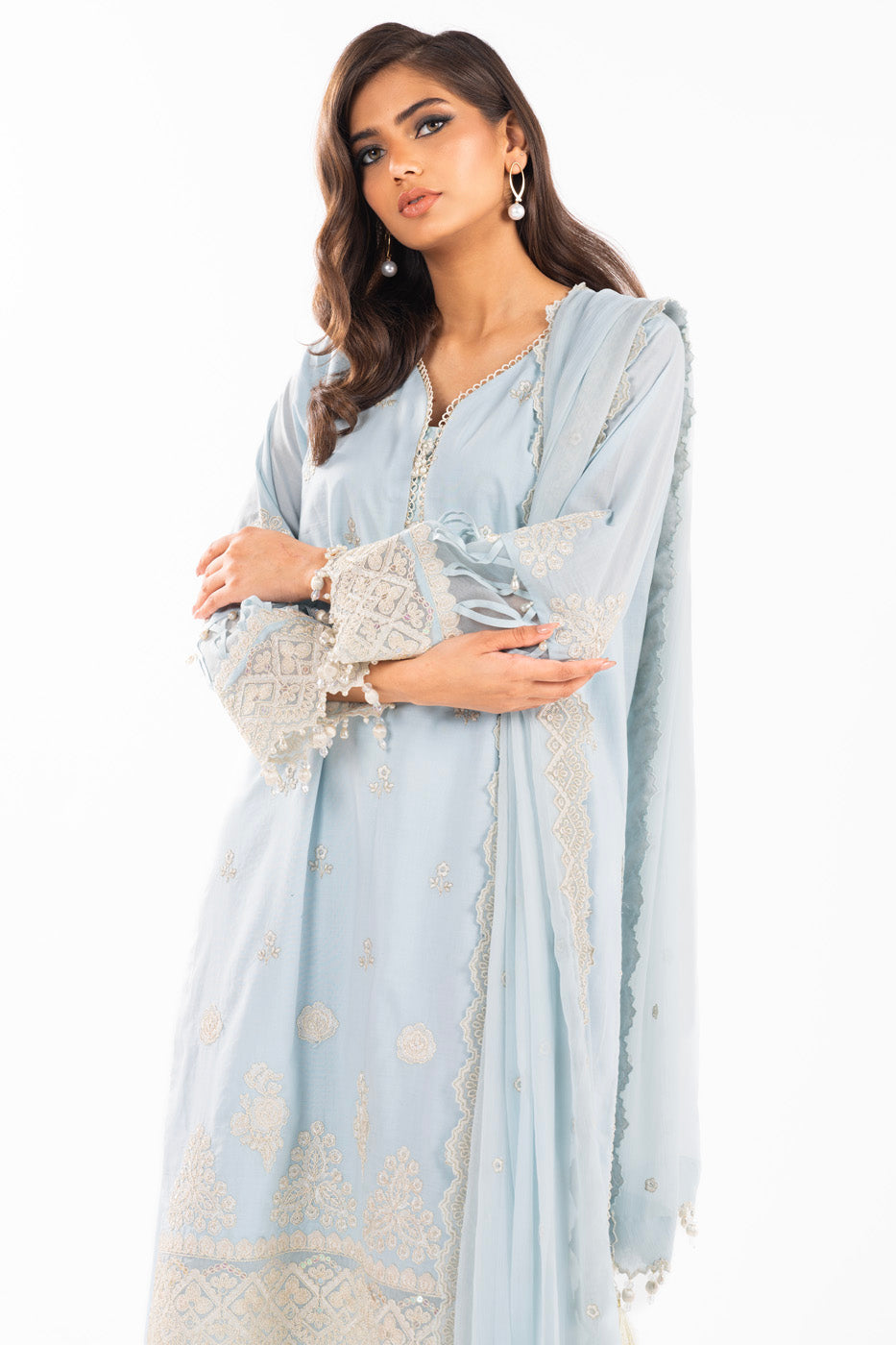 Alkaram | Luxury Lawn 24 | EC-08-24 - Khanumjan  Pakistani Clothes and Designer Dresses in UK, USA 