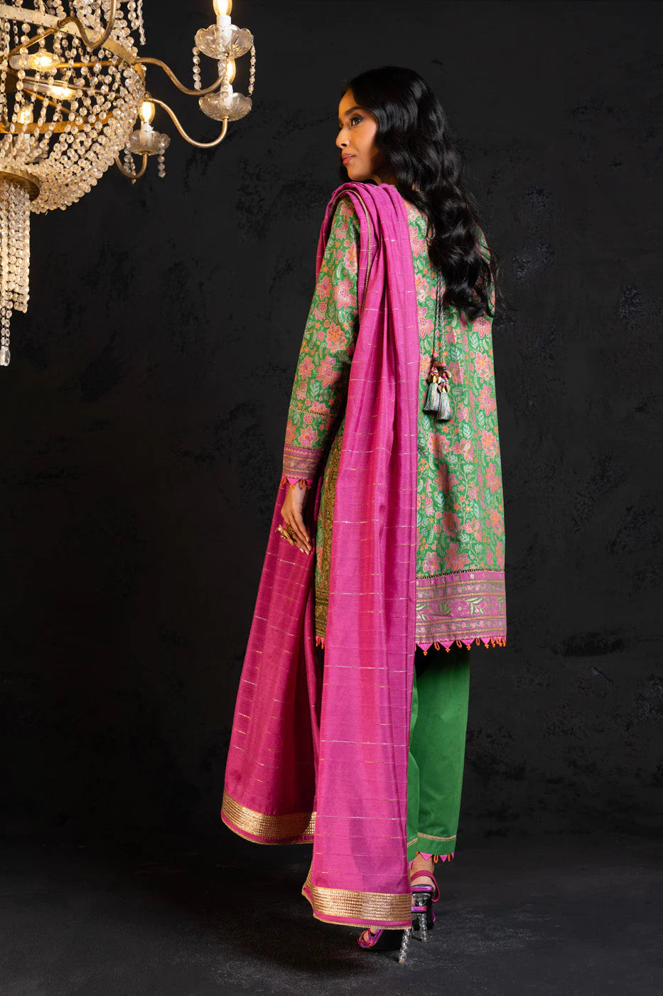 Alkaram | Spring Summer Festive 24 | Embroidered Dobby Green - Khanumjan  Pakistani Clothes and Designer Dresses in UK, USA 