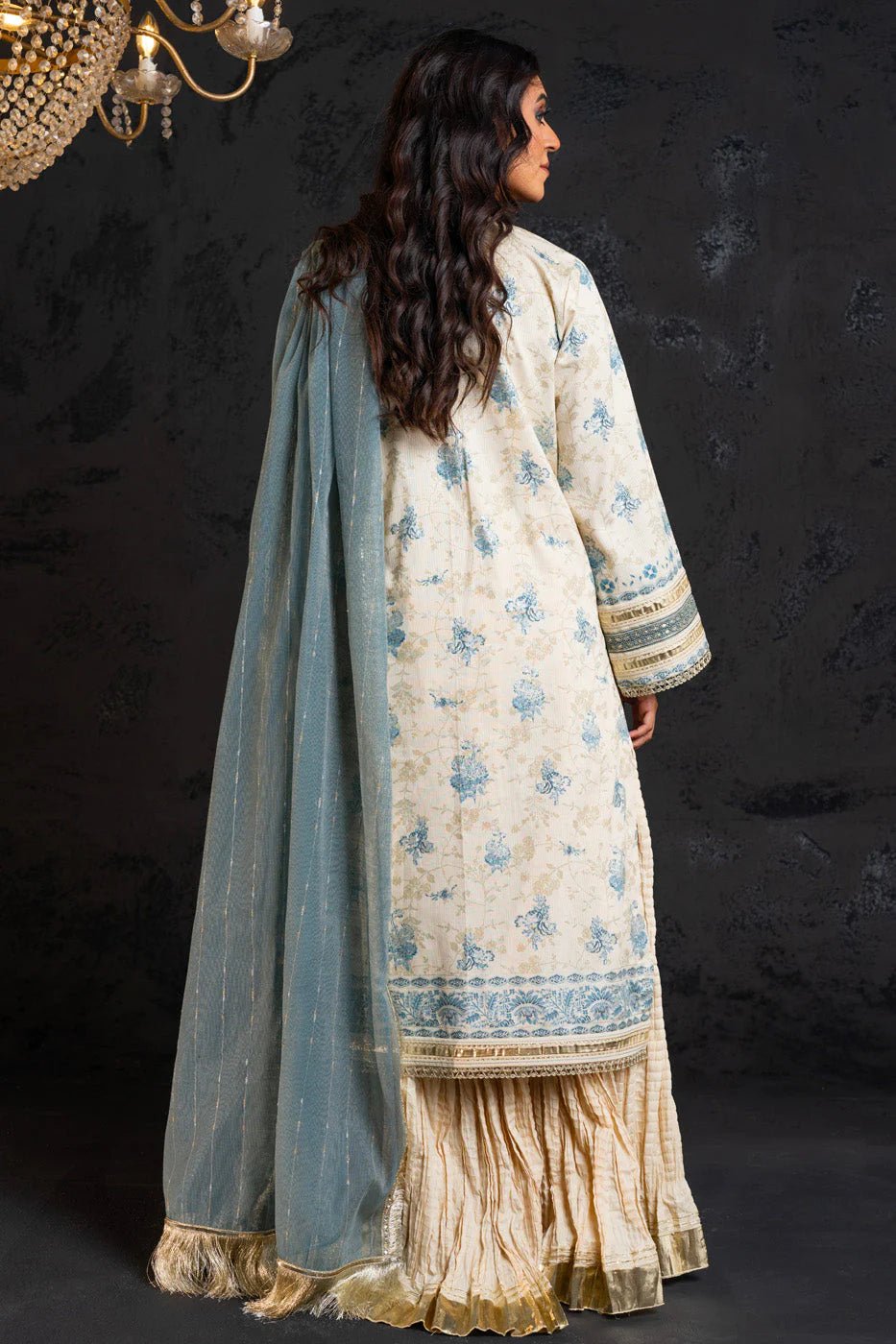 Alkaram | Spring Summer Festive 24 | Embroidered Dobby Lawn Cream - Khanumjan  Pakistani Clothes and Designer Dresses in UK, USA 