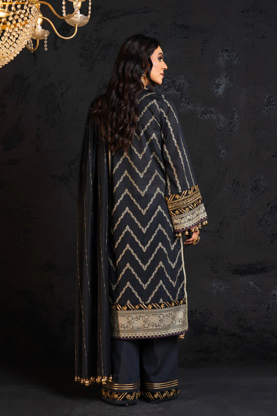 Alkaram | Spring Summer Festive 24 | Embroidered Dobby Black - Khanumjan  Pakistani Clothes and Designer Dresses in UK, USA 