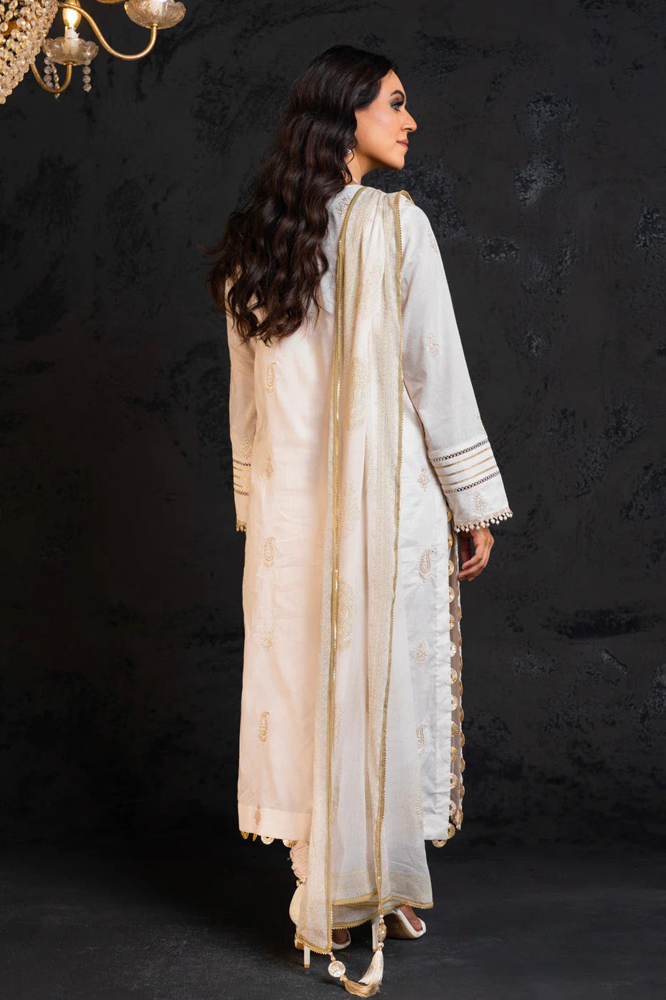 Alkaram | Spring Summer Festive 24 |  Embroidered Lawn White - Khanumjan  Pakistani Clothes and Designer Dresses in UK, USA 