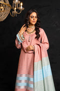 Alkaram | Spring Summer Festive 24 | Embroidered Yarn Dyed Salmon Pink - Khanumjan  Pakistani Clothes and Designer Dresses in UK, USA 