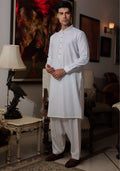 Pakistani Menswear | Amir Adnan - Basic Cotton Silk Cloud Dancer Classic Fit Embroidered Suit - Khanumjan  Pakistani Clothes and Designer Dresses in UK, USA 