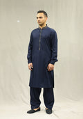 Pakistani Menswear | Amir Adnan - Classic Poly Viscose Salute Slim Fit Embroidered Suit - Khanumjan  Pakistani Clothes and Designer Dresses in UK, USA 