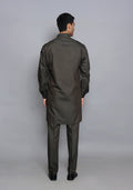 Pakistani Menswear | Amir Adnan - Basic Poly Viscose Tarmac Slim Fit Suit - Khanumjan  Pakistani Clothes and Designer Dresses in UK, USA 