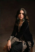 Ammara Khan | Velvet 23/24 | BLACK BEAUTY IN VELVET (D-03) - Khanumjan  Pakistani Clothes and Designer Dresses in UK, USA 