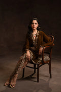 Ammara Khan | Velvet 23/24 | MODERN SHIRT AND SHALWAR SET (D-09C) - Khanumjan  Pakistani Clothes and Designer Dresses in UK, USA 