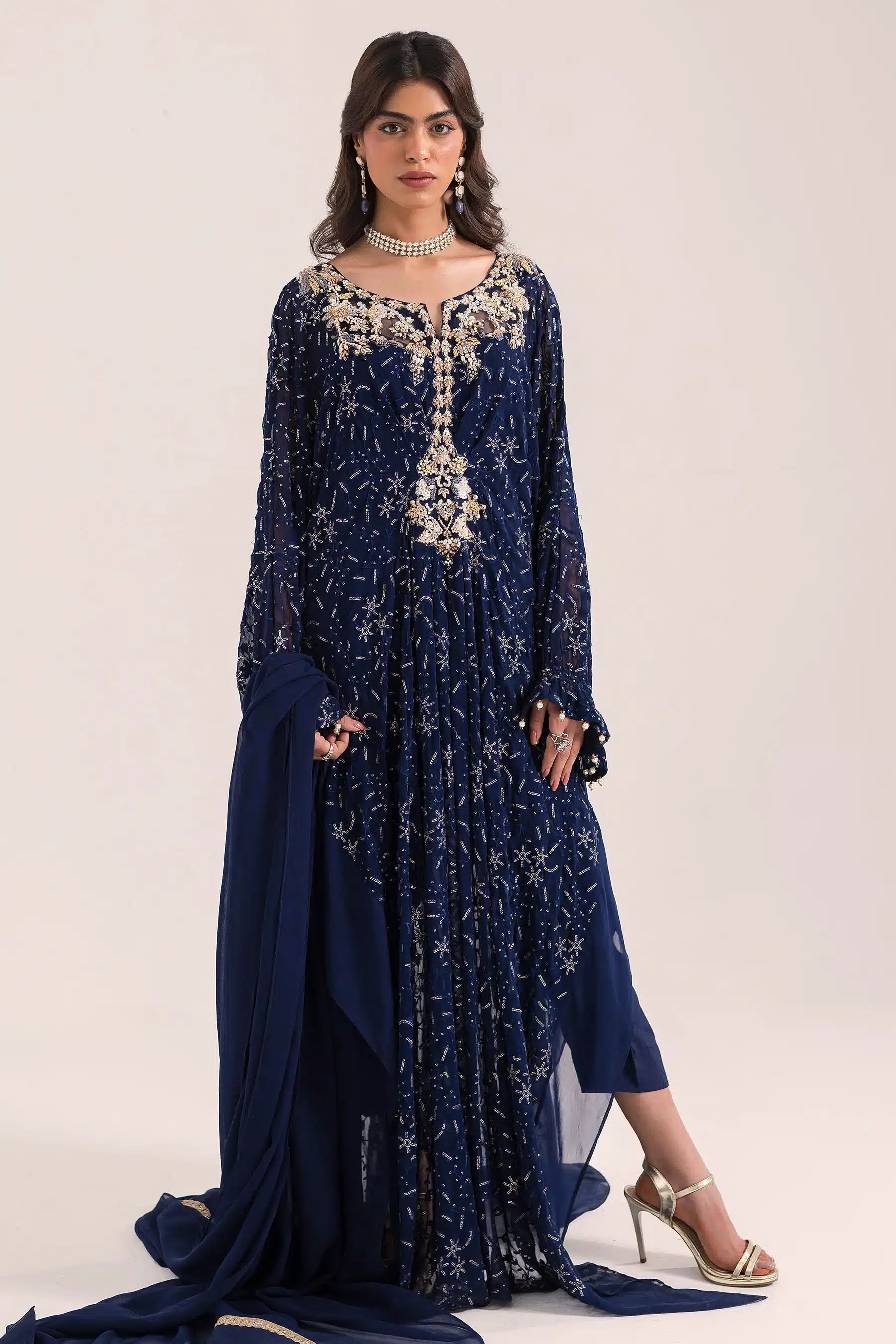 Ammara Khan | Kaftans 23 | KAFTAN GLAMOUR (D-08) - Khanumjan  Pakistani Clothes and Designer Dresses in UK, USA 