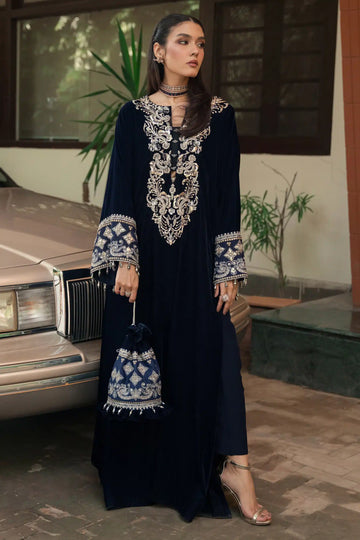 Ammara Khan | Kaftans 23 | STATEMENT NAVY KAFTAN (D-05) - Khanumjan  Pakistani Clothes and Designer Dresses in UK, USA 