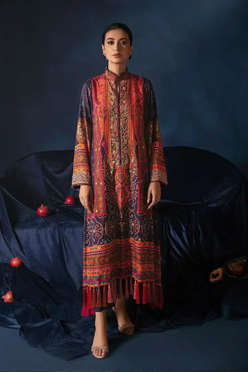 Ammara Khan | Kaftans 23 | TASSEL SHIRT (D-11) - Khanumjan  Pakistani Clothes and Designer Dresses in UK, USA 