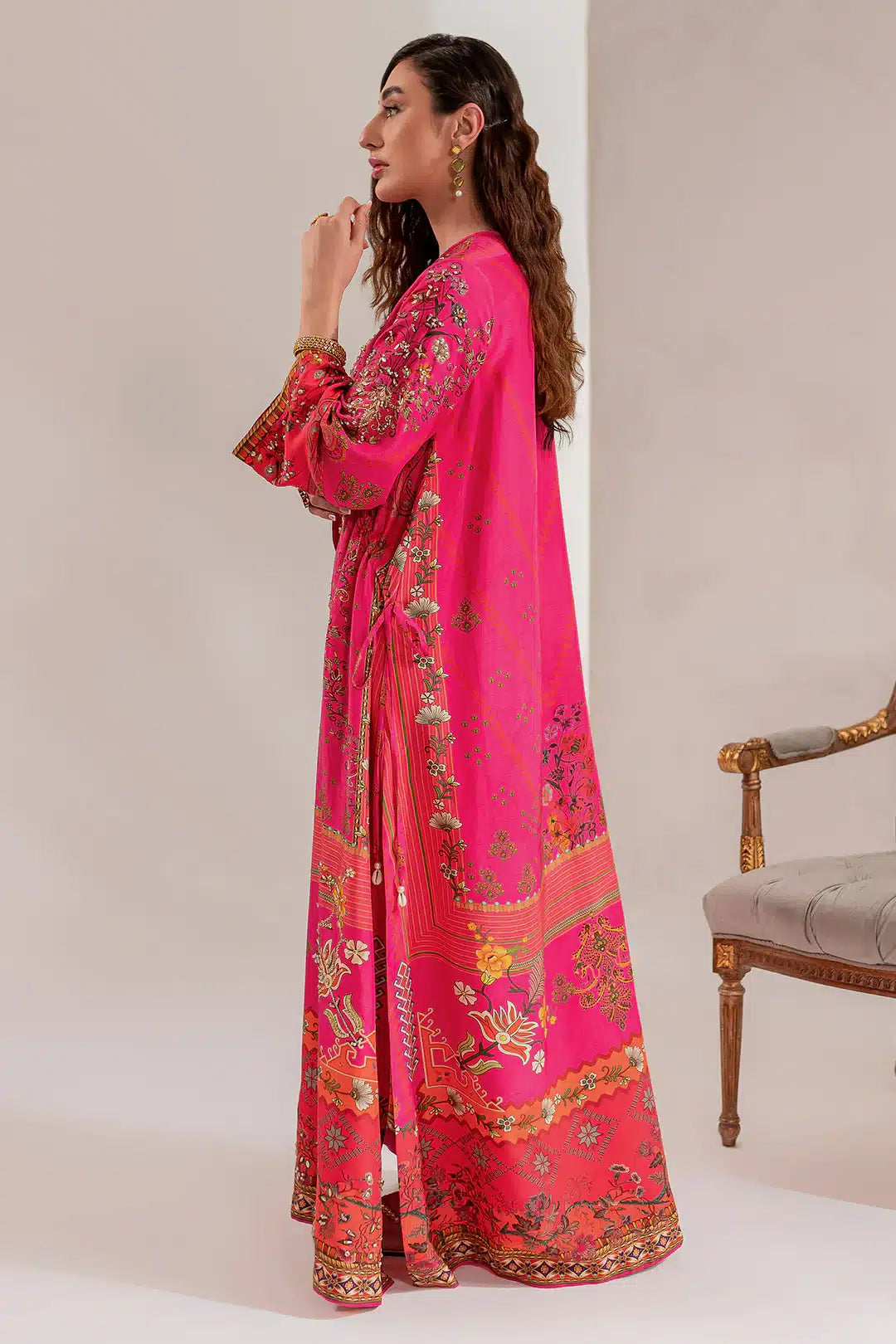 Ammara Khan | Kaftans 23 | CLASSIC SPRING KAFTAN (D-16) - Khanumjan  Pakistani Clothes and Designer Dresses in UK, USA 