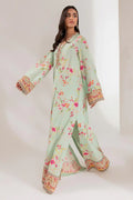 Ammara Khan | Kaftans 23 | MINT BLOOM KAFTAN (D-17) - Khanumjan  Pakistani Clothes and Designer Dresses in UK, USA 