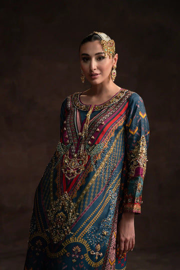 Ammara Khan | Kaftans 23 | BOLD GLAM KAFTAN (D-02) - Khanumjan  Pakistani Clothes and Designer Dresses in UK, USA 