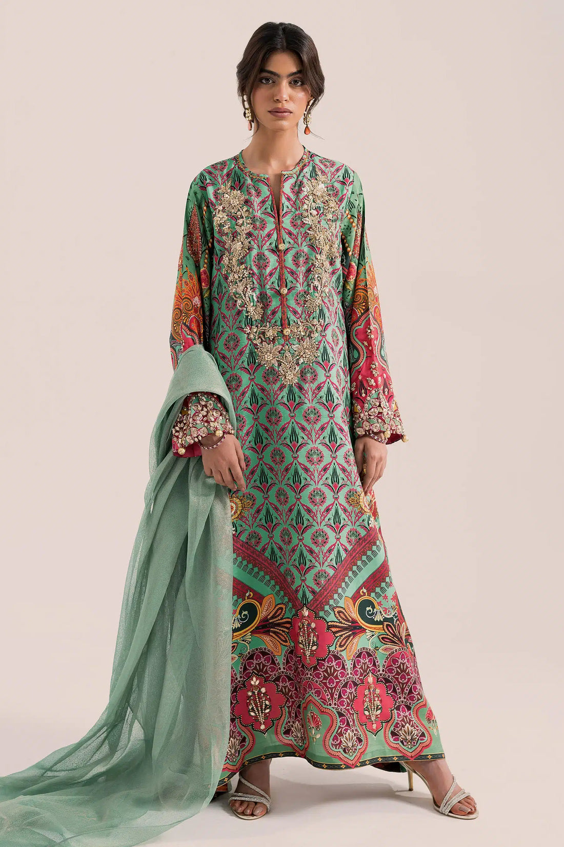 Ammara Khan | Kaftans 23 | CLASSIC MELODY (D-02) - Khanumjan  Pakistani Clothes and Designer Dresses in UK, USA 