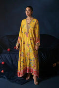 Ammara Khan | Kaftans 23 | PRINTED KAFTAN SHIRT (D-08) - Khanumjan  Pakistani Clothes and Designer Dresses in UK, USA 