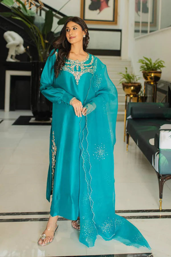 Jeem | Luxury Pret | ANNA TEAL - Khanumjan  Pakistani Clothes and Designer Dresses in UK, USA 