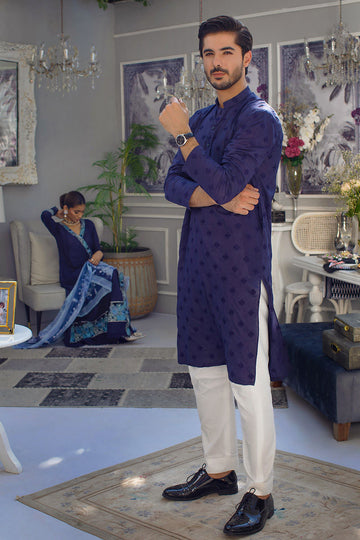 Pakistani Menswear | Ansab Jahangir | NAVY NOUVEAU - Khanumjan  Pakistani Clothes and Designer Dresses in UK, USA 