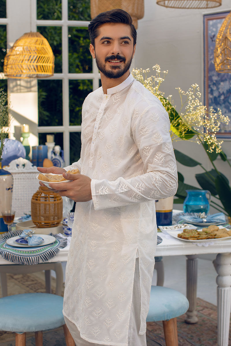 Pakistani Menswear | Ansab Jahangir | WHITE SYMPHONY - Khanumjan  Pakistani Clothes and Designer Dresses in UK, USA 