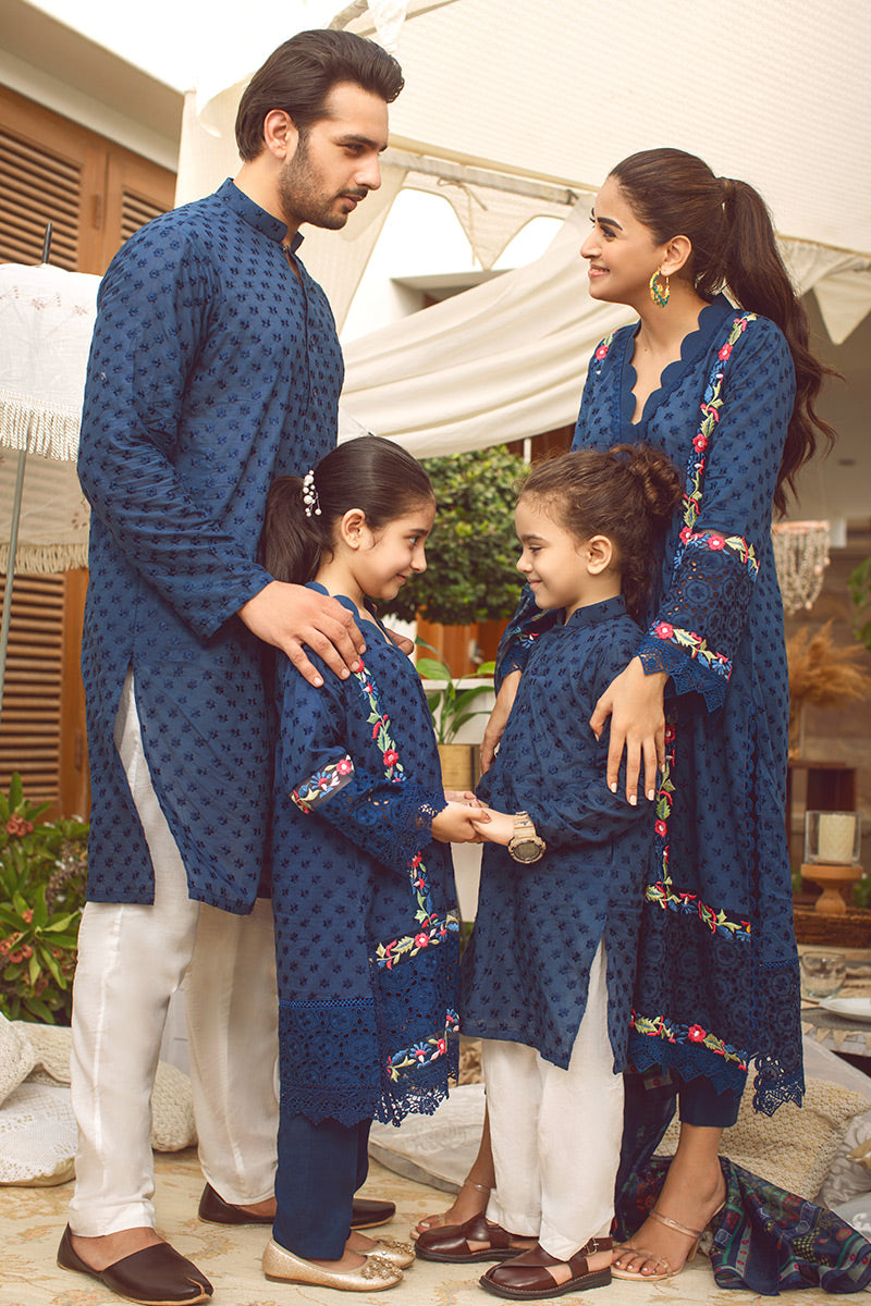 Pakistani Menswear | Ansab Jahangir | SHALE BLUE - Khanumjan  Pakistani Clothes and Designer Dresses in UK, USA 