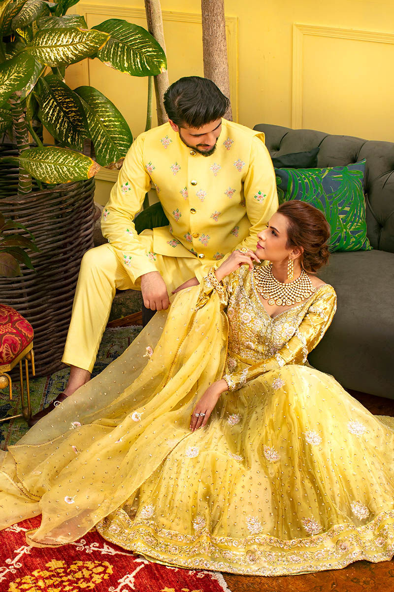 Pakistani Menswear | Ansab Jahangir | YELLOW RENDEZVOUS - Khanumjan  Pakistani Clothes and Designer Dresses in UK, USA 